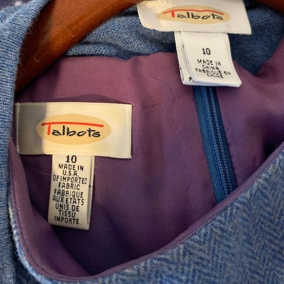 Classic Talbots Dress & Cardigan Set - Picture 5 of 7